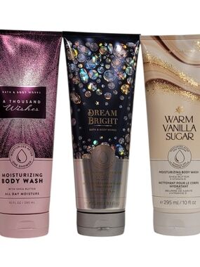 Bath & Body Works Dream Bright, A Thousand Wishes Vanilla Moisturizing Body Wash